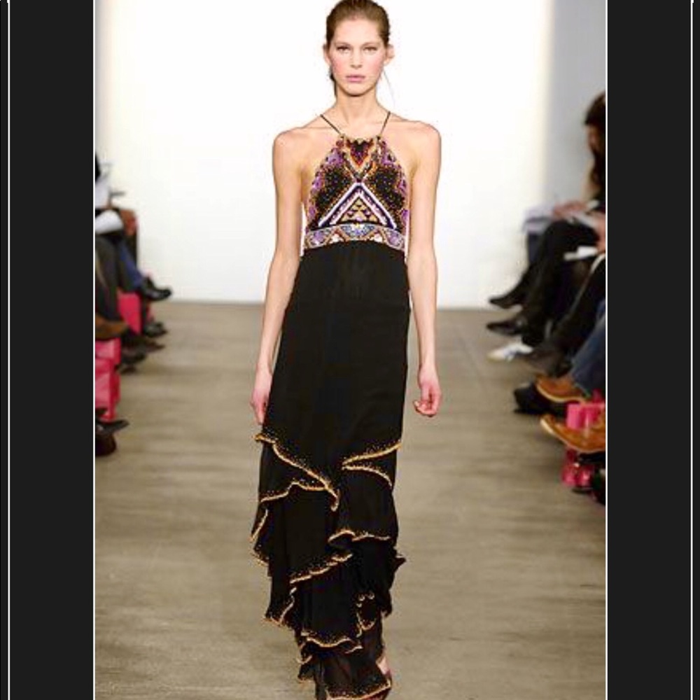 NWT 100% Silk MW Evening Gown (UK8/US4)